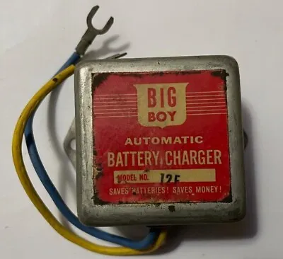 C7 Vintage Big Boy Automatic Battery Charger 12F • $5.50