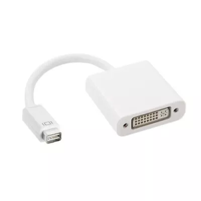 Mini DVI Male To DVI-D Female Adapter 6-in Video Cable Converter Apple MacBook • $7.88