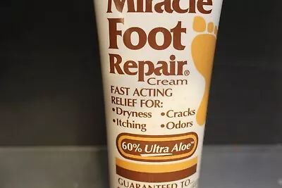 Miracle Of Aloe Miracle Foot Repair Cream 8oz Moisturizer For Dry Cracked Feet • $19.99