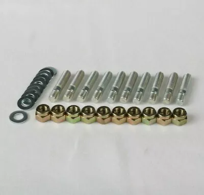 £10.99 • Buy Zetec Exhaust Manifold Studs & Aerotight Nuts, Zinc Plated, Kit Car Westfield