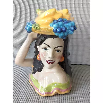 Carmen Miranda Retro Cookie Jar Casual Home 2005 Target Exclusive NIP Porcelain • $95