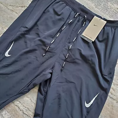 $74.95 • Buy ⭐ Nike Dri-FIT ADV AeroSwift Racer Running Pants Size M Black DM4615 010 RARE ⭐