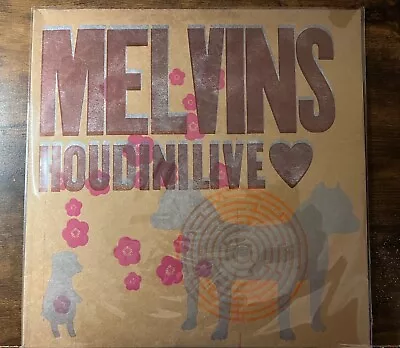 MELVINS - HOUDINI LIVE Letterpress Vinyl LP Signed By KING BUZZO 6/13 SUPER RARE • $249.99