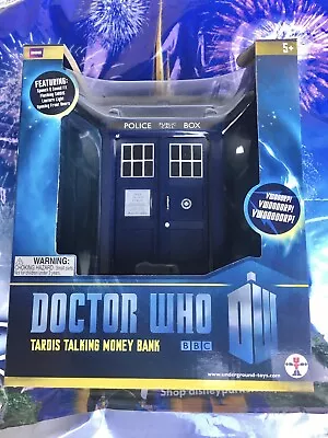 $39.89 • Buy Doctor Who Tardis Talking Money Bank Sounds & Lights Underground Toys