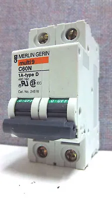 Merlin Gerin Mg24516 Used C60n 1a-type D Breaker C60n1a • $40