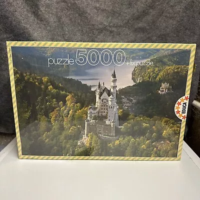 Educa 5000 Piece Jigsaw Puzzle - NEUSCHWANSTEIN CASTLE GERMANY - NEW SEALED • £49.99