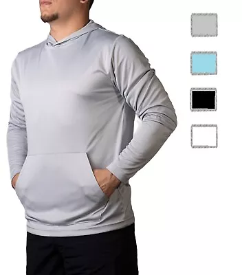 Hooded Rash Guard Sun Protection UV SPF UPF 50+ Long Sleeve Performance Shirt • $19.99