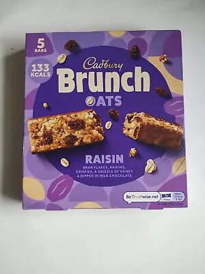 Cadbury Brunch Raisin Bars 2x5x32g 2 Boxes Of 5 Cereal Bars • £7.95