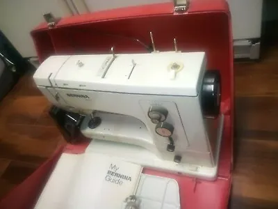 Bernina 830 Record Sewing Machine Vintage W Case Manual Pedal Surfac Works Great • $599