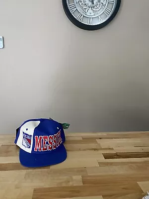 Vintage New York Rangers Mark Messier 90's Snapback Cap Hat NHL Hockey NWT • $75