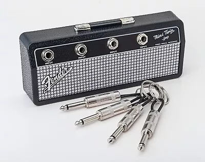 Fender Mini Twin Amp Head Jack Rack Key Holder Stash Box Keychain Wall Mount Set • $17.65