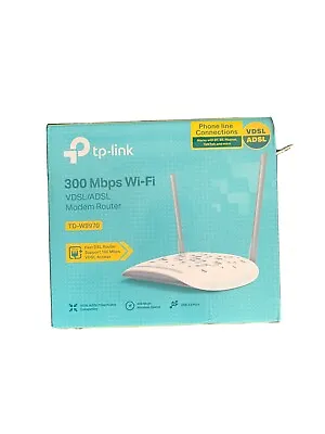 TP-Link TD-W9970  300Mbps Wireless Modem Router - White • £15