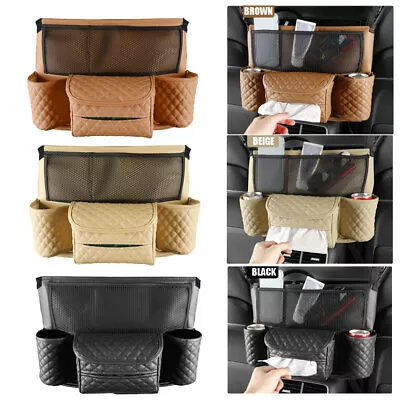 1x Car Seat Storage Bag Organizer Vehicle Parts Interior Storage Bag Accessories • $27.82