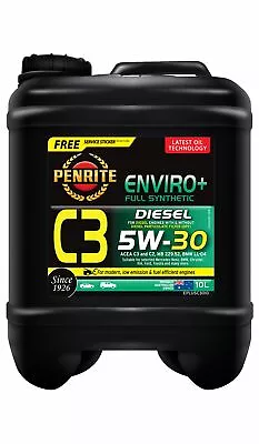 $117.95 • Buy Penrite Enviro+ C3 5W-30 Engine Oil 10L