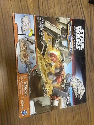 Star Wars The Force Awakens Micro-Machines Millennium Falcon Playset New In Box! • $21.80