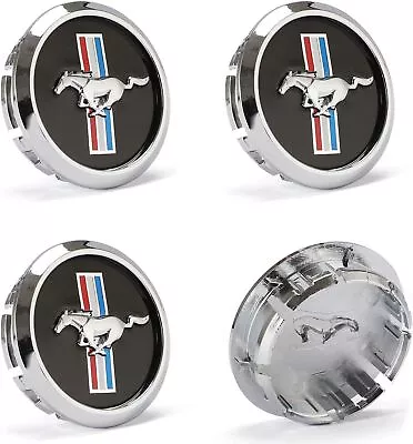 4PCS Running Horse Tri-bar Fit Mustang Wheel Center Hub Caps 68mm/2.68inch • $13.51