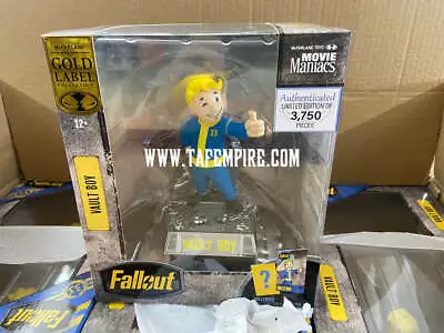 Fallout Movie Maniacs - Vault Boy (Gold Label) 6  Figure Mcfarlane INSTOCK • $62.69