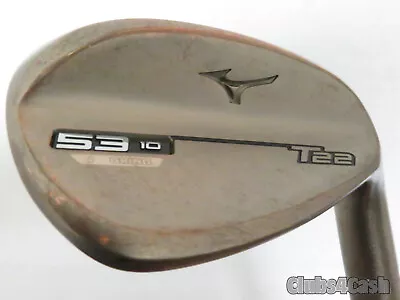 Mizuno T22 Wedge Denim Copper Dynamic Gold Tour Issue S400 S Grind 53° 10 GAP • $79.99