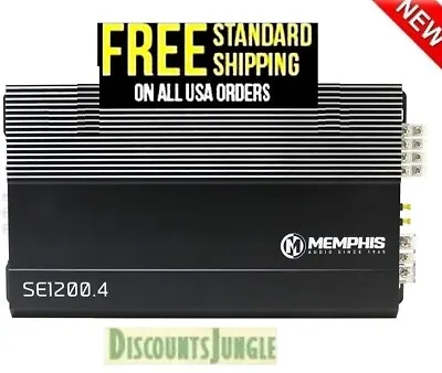 Memphis Audio SE1200.4 Street Edge 1200W 4-Channel Car Audio Amplifier Amp NEW • $124.95