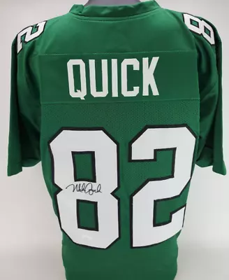 MIKE QUICK Signed Philadelphia Eagles Custom Jersey (JSA Witnessed COA) • $89.99