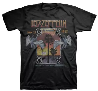 Led Zeppelin Inglewood Vintage Print T-shirt • $12.99