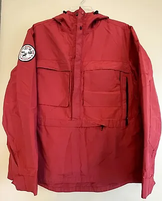 VICTORINOX Swiss Army Jacket Red Hooded Small Half Zip Hard To Find! Tactical • $63