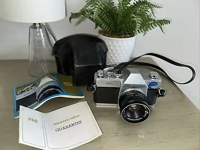 Vintage Mamiya/Sekor 500 DTL Film Camera With 50mm Lens & Case • $34.95
