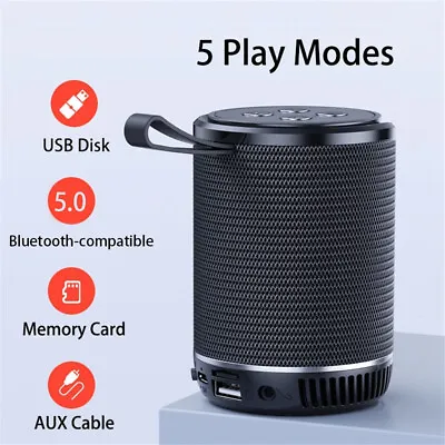 Portable Bluetooth Speaker TWS Wireless Stereo Bass  TF AUX USB Loudspeaker NEW • $25.50