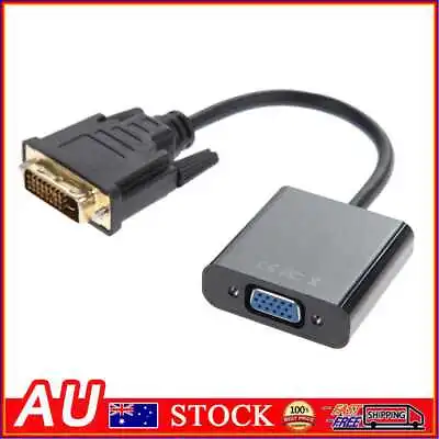 $8.64 • Buy 1080P DVI-D 24+1 To VGA HDTV Cable 15-pin VGA Adapter Cable For Display Card