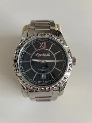 £200 • Buy Nos Ingersoll Diamond Limited Edition 62/250 Black Dial Quartz Man's Watch Boxed