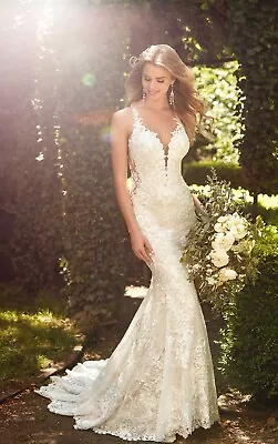Wedding Dress With Elegant Lace Beading And Sequins. • $1699