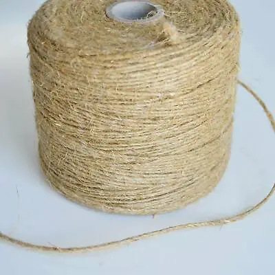 £0.99 • Buy 10m-50m Metre Natural Brown Rustic Style Twine String Craft Jute Shabby Cord