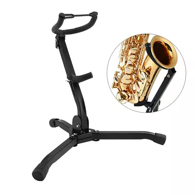 Up To 2X Saxophone Stand Tripod Folding Holder For Alto Sax Portable GIFT • $23.99