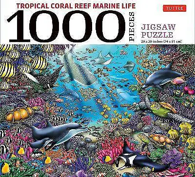 Tropical Coral Reef Marine Life - 1000 Piece Jigsa • £13.60