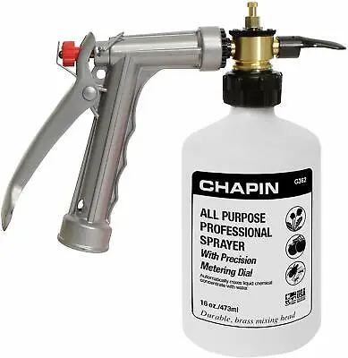 Hose End Tree Sprayer Garden Chapin Spray Nozzle Attachment With Bottle • $59.81