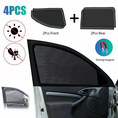 4 Pcs Auto Sun Shade Window Screen Cover Sunshade Protector For Car In Summer • $12.34