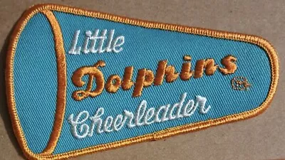 Little Dolphins Cheerleader Embroidered Iron On Patch • $7