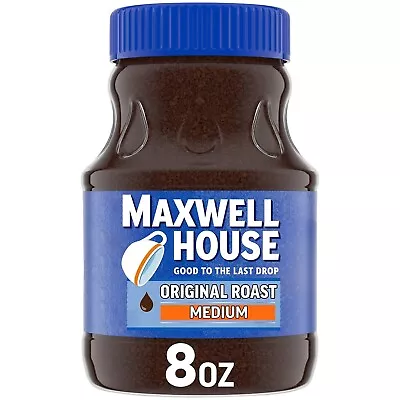 Maxwell House The Original Roast Instant Coffee (8 Oz Jar) Free Shipping USA • $7.95