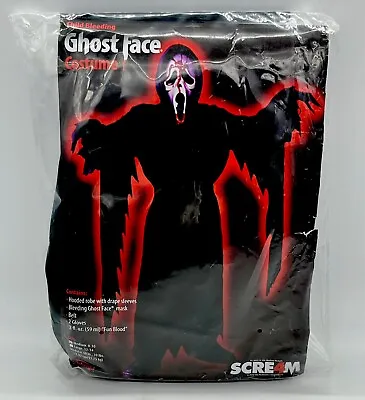 Scream 4 Bleeding Ghost Face Childs Halloween Costume Horror Sz Medium 8-10 New • $19.99