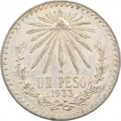 1933 Mexico 1 Peso *110 • $0.01