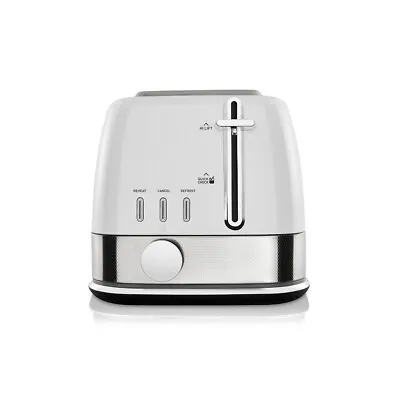 $89 • Buy Sunbeam New York Collection 925W 2-Slice Electric Illuminating Toaster WHT/SLV