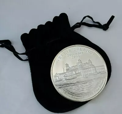 1986-5 Troy Ounces .999 Silver U.S. Liberty Ellis Island Statue Of Liberty Coin  • $200