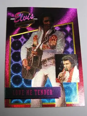 ELVIS PRESLEY 1992 River Group Love Me Tender  Dufex  Card #5 Of 40 • $15