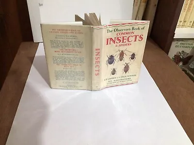 Observers Book Of Common Insects & Spiders 1966 N I L • £14.99