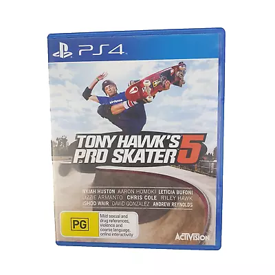 Tony Hawk's Pro Skater 5 PS4 Game Region 4 AUS Skateboarding/Sports VGC • $30