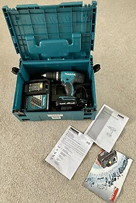 £74.95 • Buy Makita Cordless Hammer Driver Drill 18v DHP453 Includes, Battery, Charger, Case.