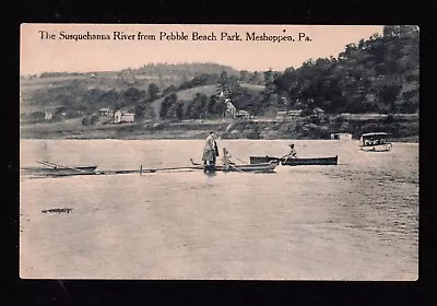 Postcard Meshoppen Susquehanna From Pebble Beach Pub Sheriden Wyoming County PA • $3