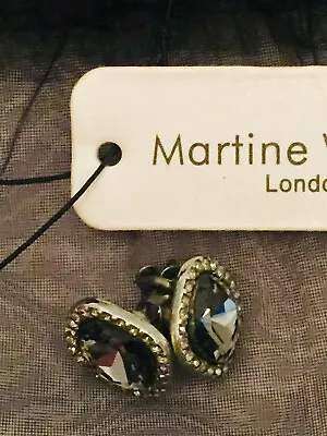 Martine Wester Blach Diamond Earrings Rrp £21 • £5