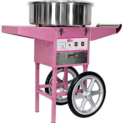 Cotton Candy Machine With Cart Candy Floss Machine Cotton Candy Maker 52cm • £349