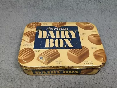 Rare 1930’s Vintage Rowntree’s Dairy Box Candy Tin York England  Empty • $19